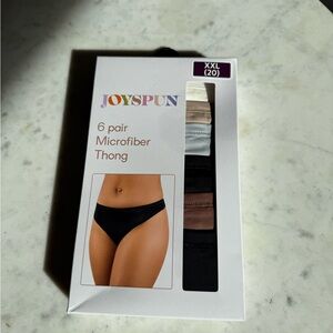 Joyspun Microfiber Thong 6-Pack